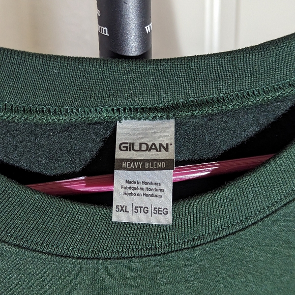 VINTAGE Gildan Sweatshirt Crew Neck Fleece Dope Educators Men's Size 5XL - Picture 4 of 4